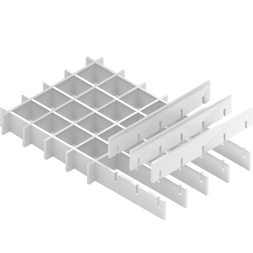 Цельные решетки из настила
